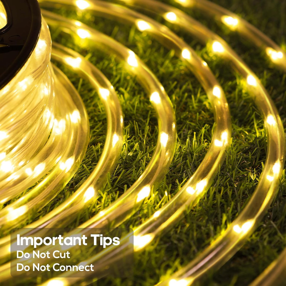 Rope String Lights - (Warm White, 50 Meter)