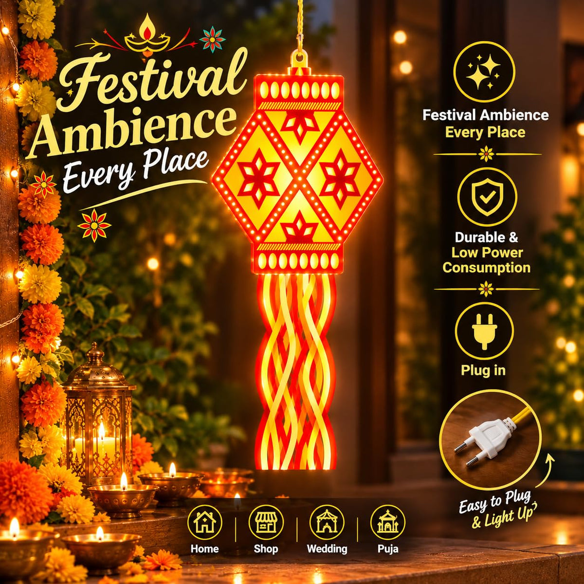 Lantern Style LED Decorative Light