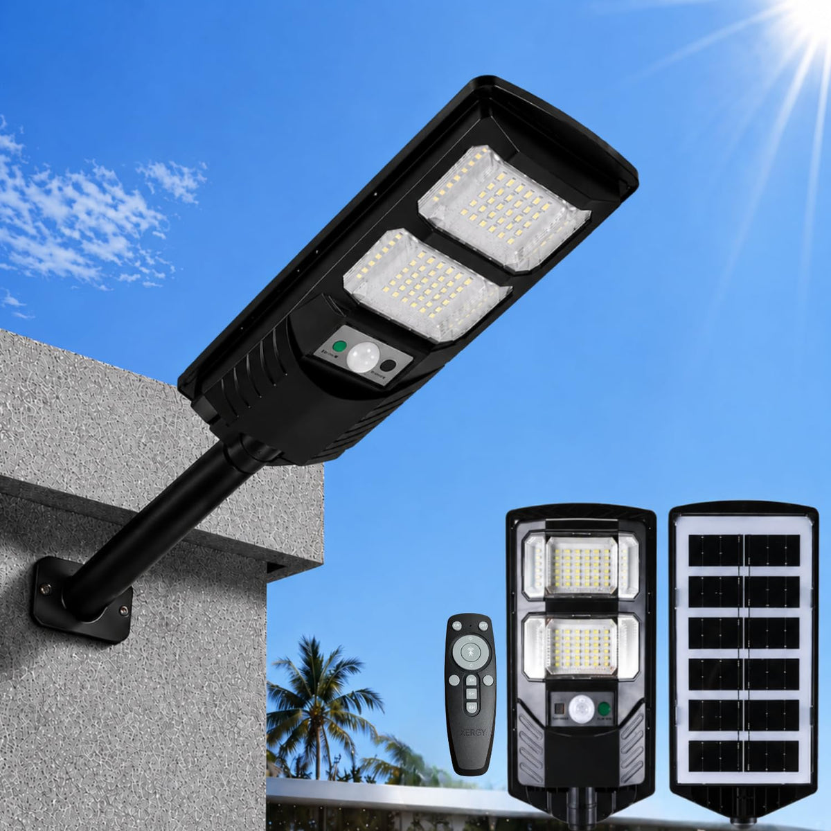 50W Solar LED Street Light with Remote