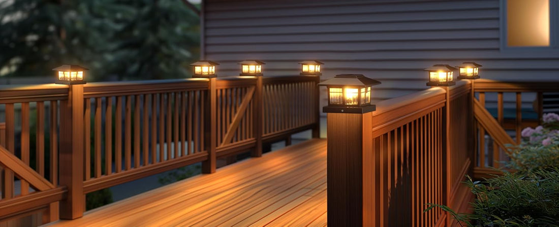 Solar Powered 4x4 inch Post Cap Lights