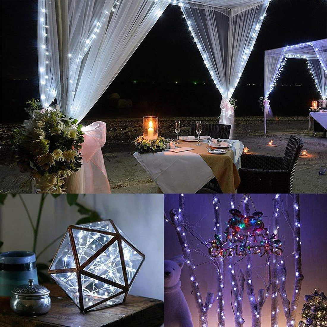 10 Meter 100 LED Fairy String Lights With Battery Box & Remote