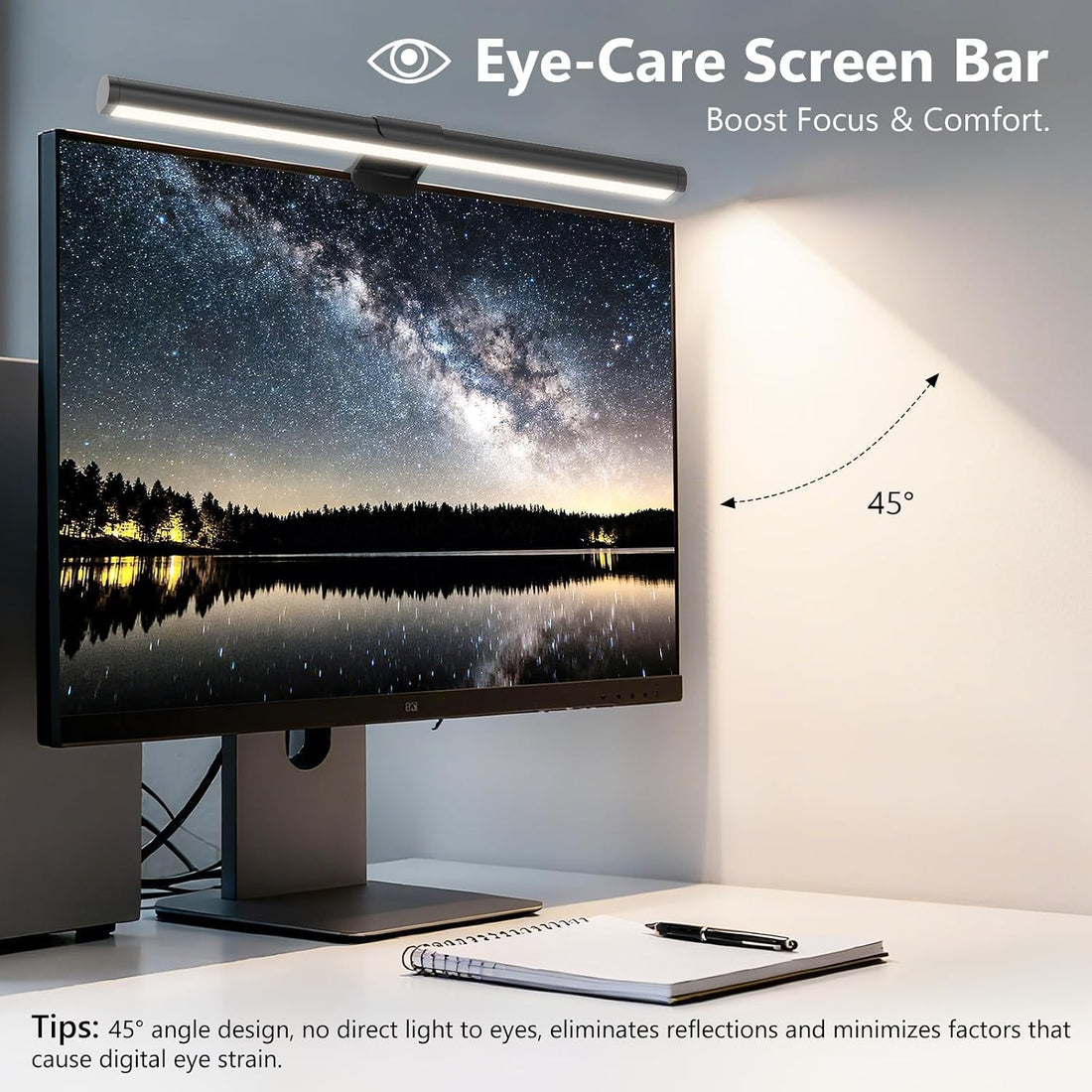Monitor Light Bar Touch Control- 11.8-Inch