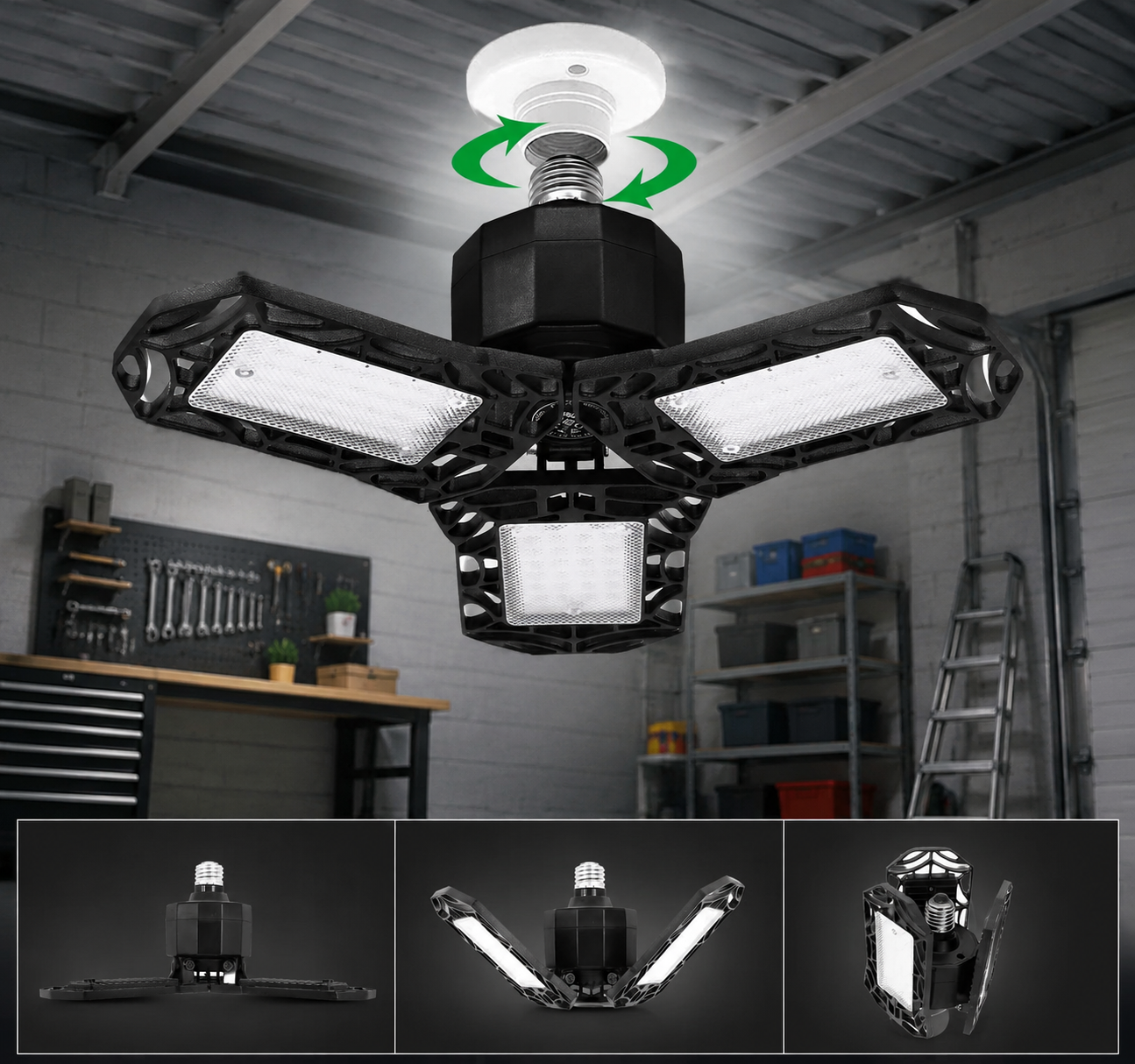 30W Adjustable Foldable LED light