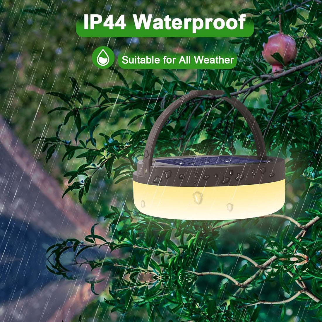 Solar & USB Rechargeable Camping (String/Lamp) Light With Remote