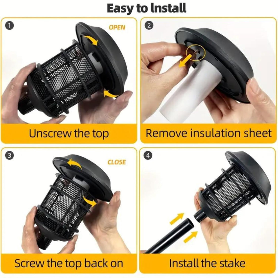 Solar Powered Outdoor Lights (Pack of 2)