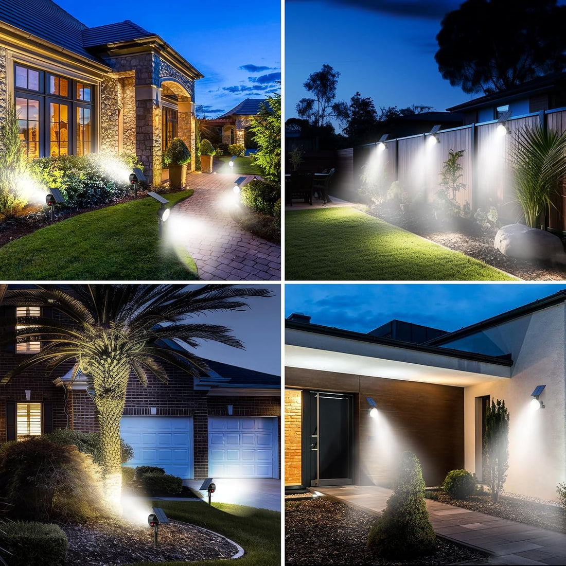 Solar LED Spot Lights- Pack of 2