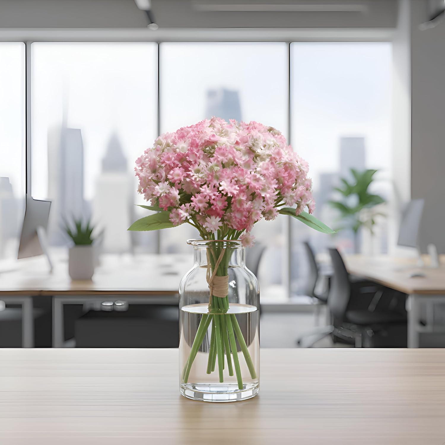 Artificial Baby Breath Flower Bouquet – 12 Stems