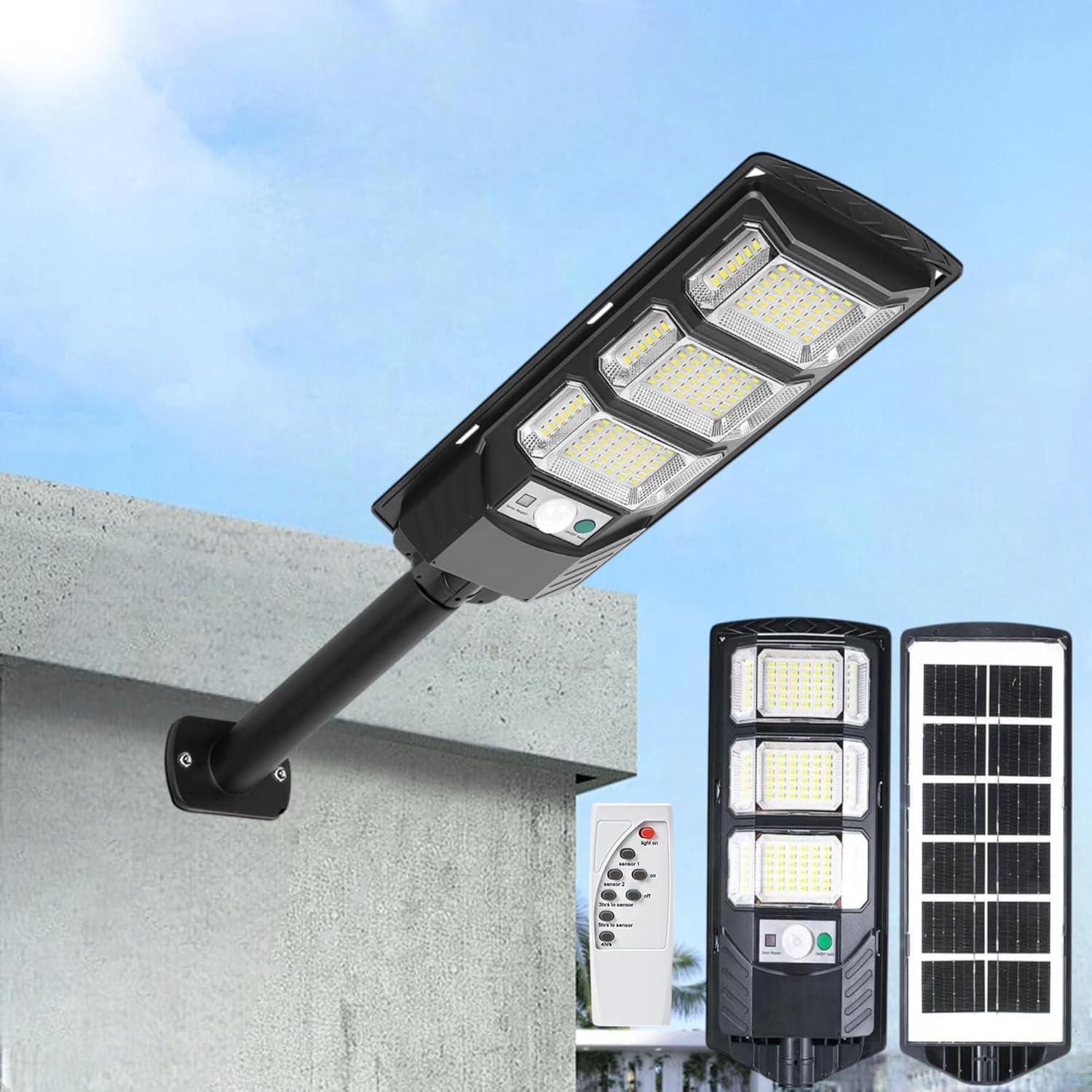 100W Solar LED Street Light With Remote