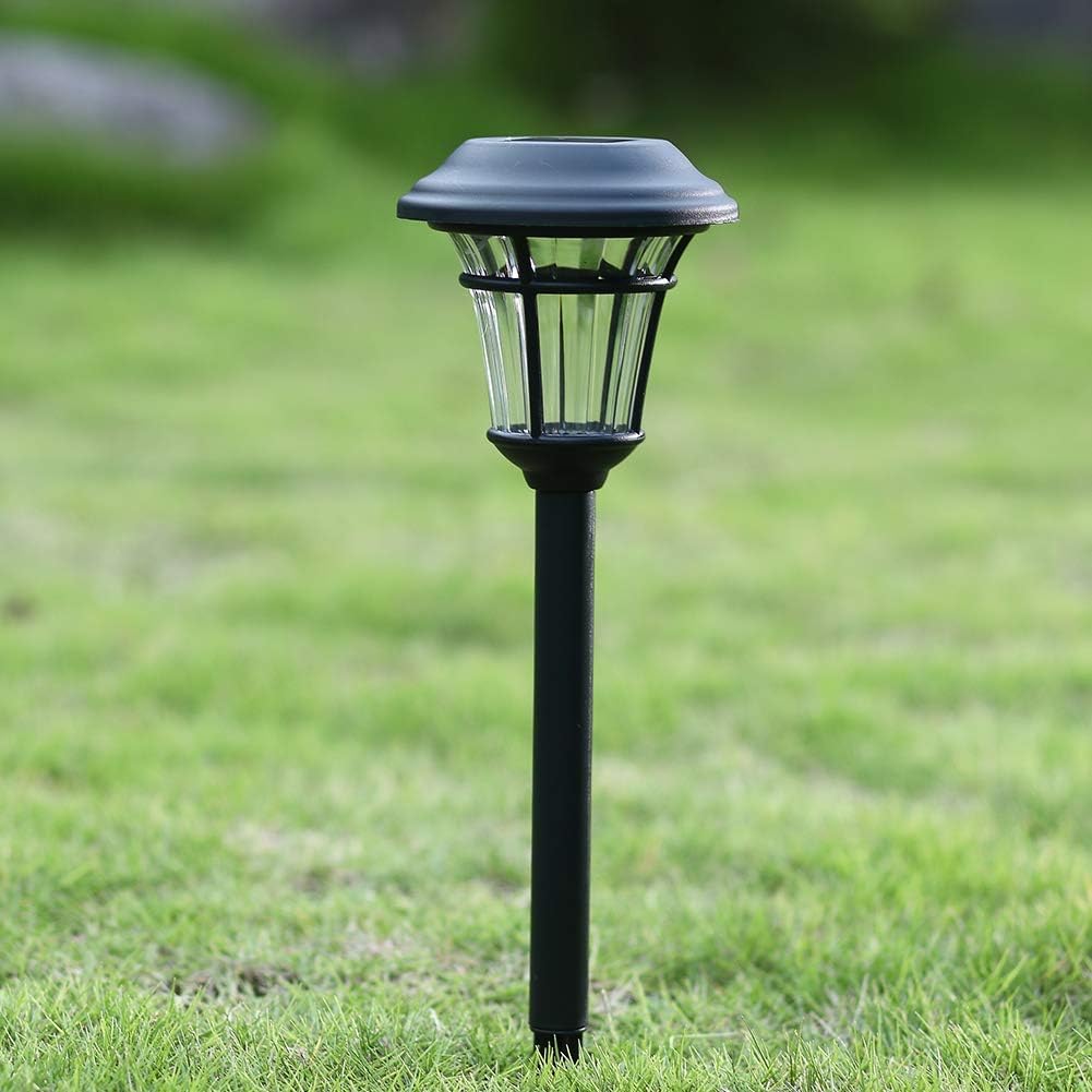 XERGY Solar Garden Lights Solar Landscape Lights Solar Pathway Lights Outdoor for Lawn, Patio, Yard, Garden, Walkway, 6 Pack