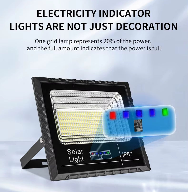 100W Solar Flood Light Outdoor With Remote