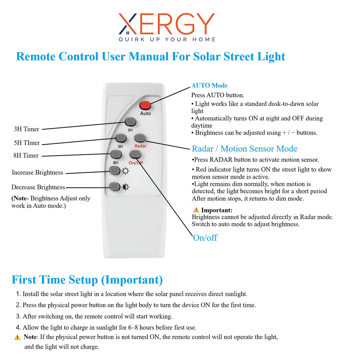 300W Solar LED Street Light With Remote