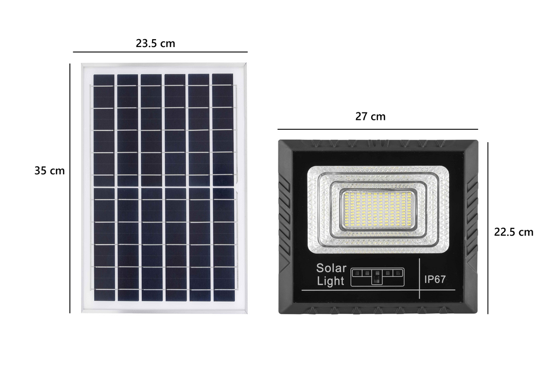 100W Solar Flood Light Outdoor With Remote