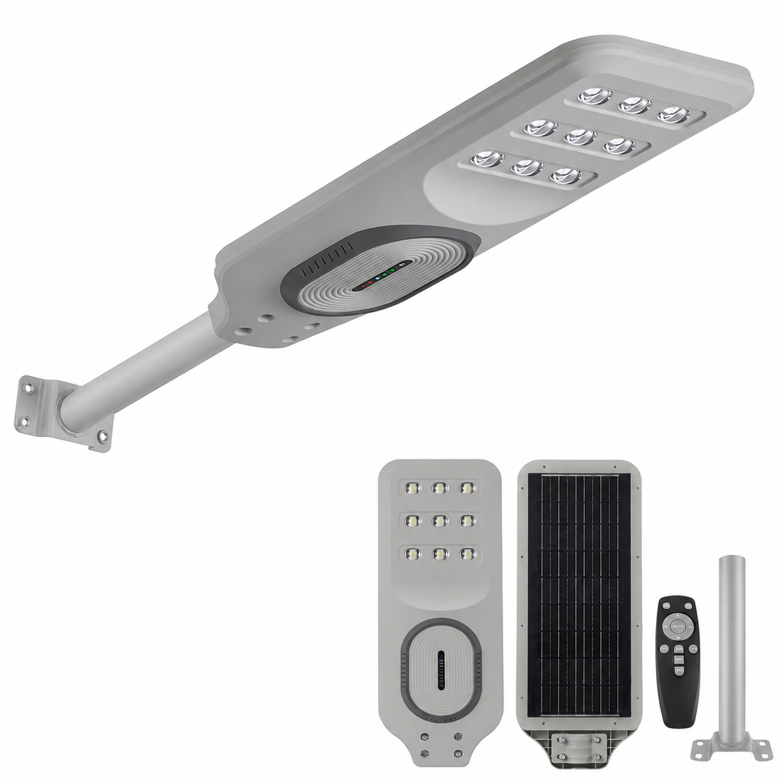 300W Solar LED Waterproof Street Light With Remote
