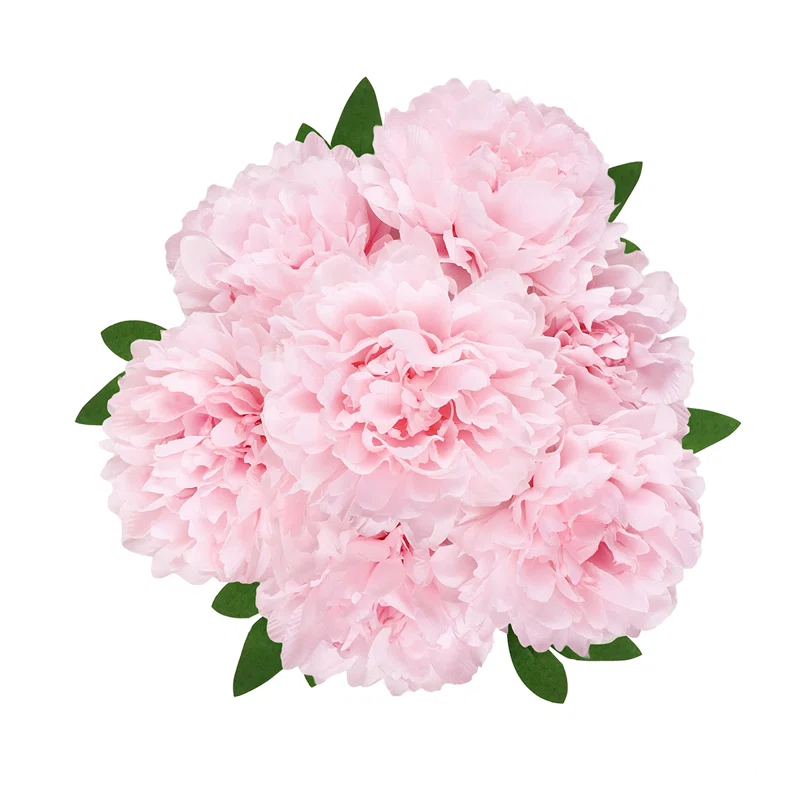 Peony Decorative Artificial Fake Faux Flower ( Pink )