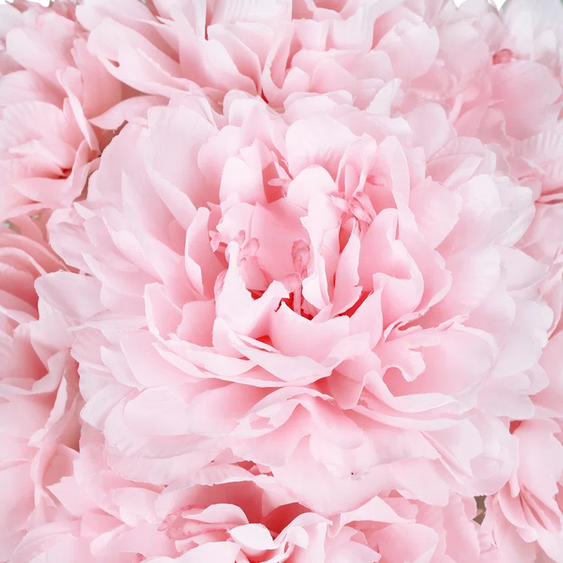 Peony Decorative Artificial Fake Faux Flower ( Pink )