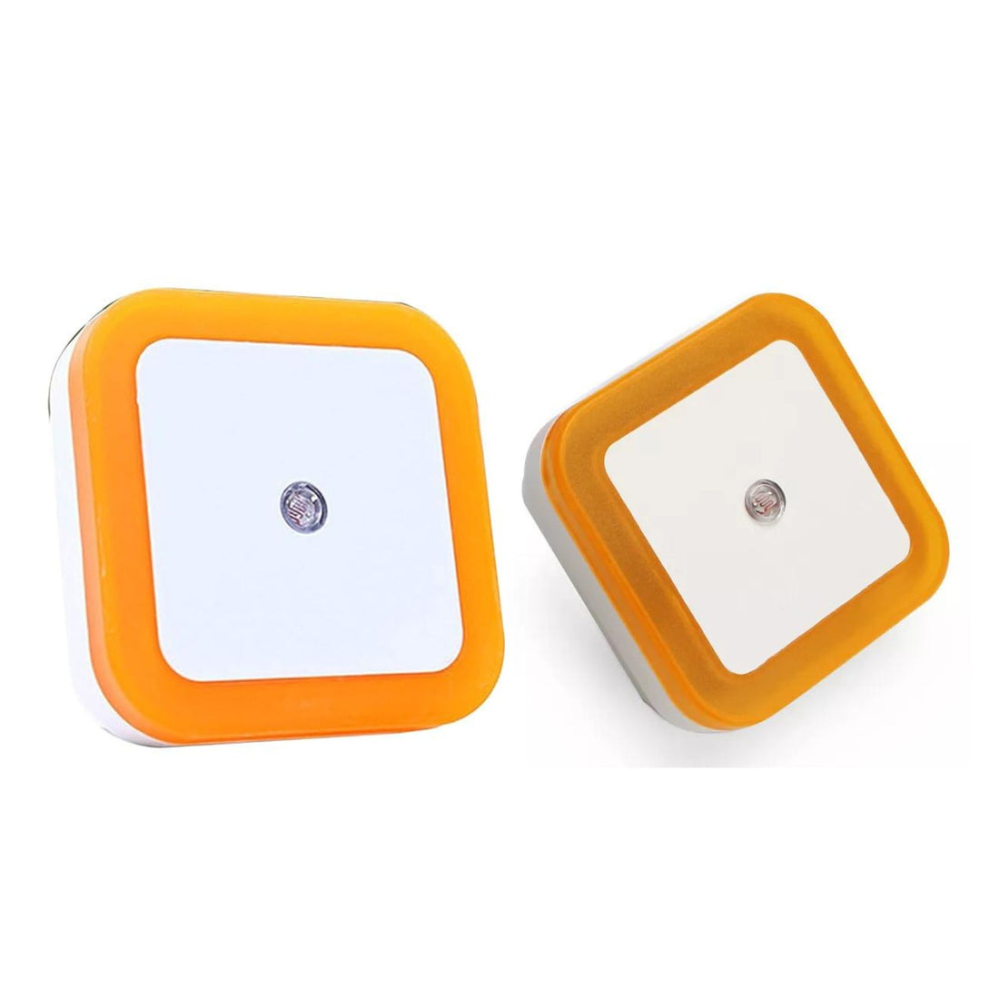 Plug-in LED Night Light With Auto Dusk-To-Dawn Sensor- 2pc ( Square, Warm White )