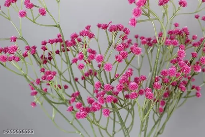 HomeXO Artificial Flower Baby Breath 4cs (Dark Pink)