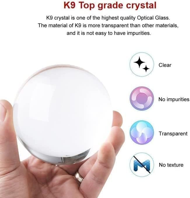 3D Astronaut Crystal Ball Night Light With Wooden Base