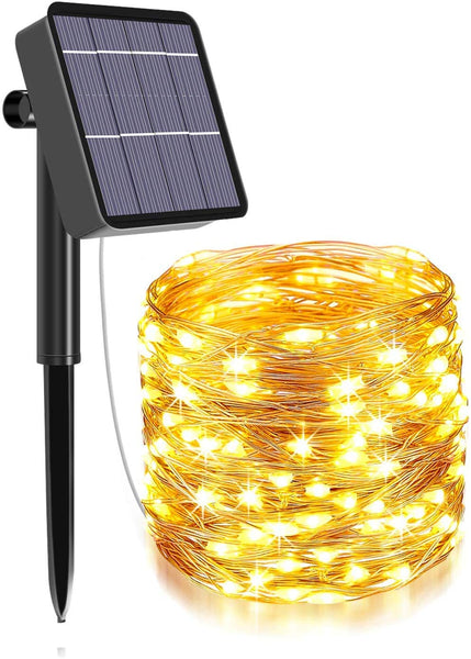 Solar Powered Fairy Starry String Light - 24 Meter 240 LED's (Warm White)