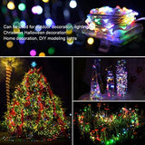 XERGY Battery Powered Copper Wire LED String Lights for Decoration, Diwali, Christmas Tree Decoration Lights ,10 Meter - Multi Color (Pack of 1)