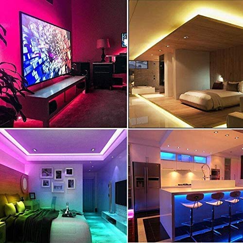 RGB 5050 LED Strip With Power Supply Color Changing Rope Light - 5