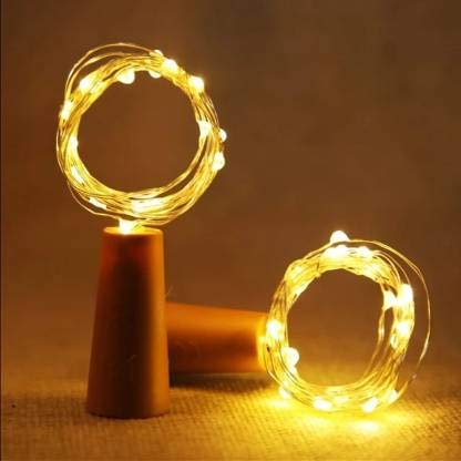 Fairy String Light Cork Shaped Warm White Bottle Light (Pack of 4)