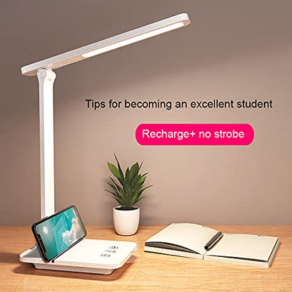 Rechargeable 14w Folding Touch dimmable led Desk lamp USB Reading Hotel Study Table lamp Table Light led with Eye-Protection