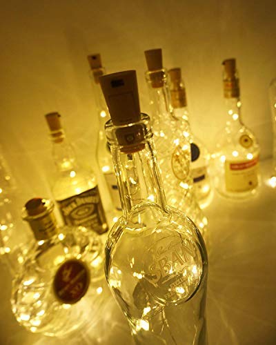 Fairy String Light Cork Shaped Warm White Bottle Light (Pack of 4)