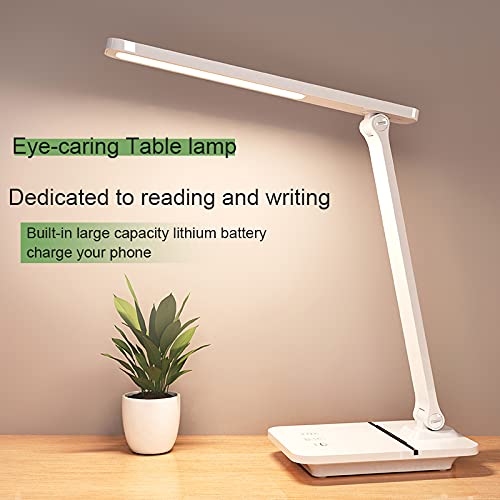 Rechargeable 14w Folding Touch dimmable led Desk lamp USB Reading Hotel Study Table lamp Table Light led with Eye-Protection