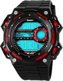 Heavyweight Chronograph Dual Time Trendy Sports Watch For Boys (5000-2)