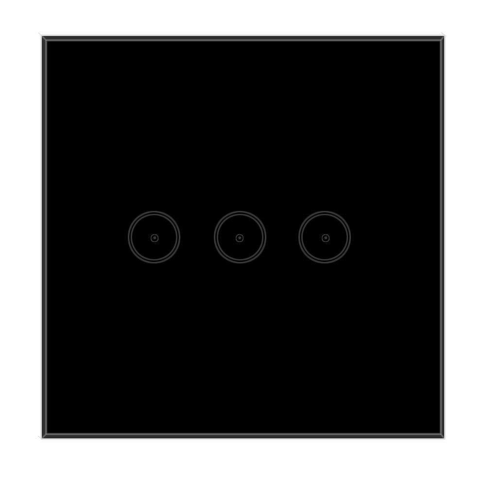 3 Gang Smart WiFi Light Switch Work with Alexa Google Assistant (Pack of 1)