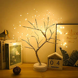 XERGY 20" Bonsai Tree Light - Fairy Light Spirit Tree Lamp with 108 LED Lights - DIY Artificial Tree Lamp, USB/Battery Touch Switch.