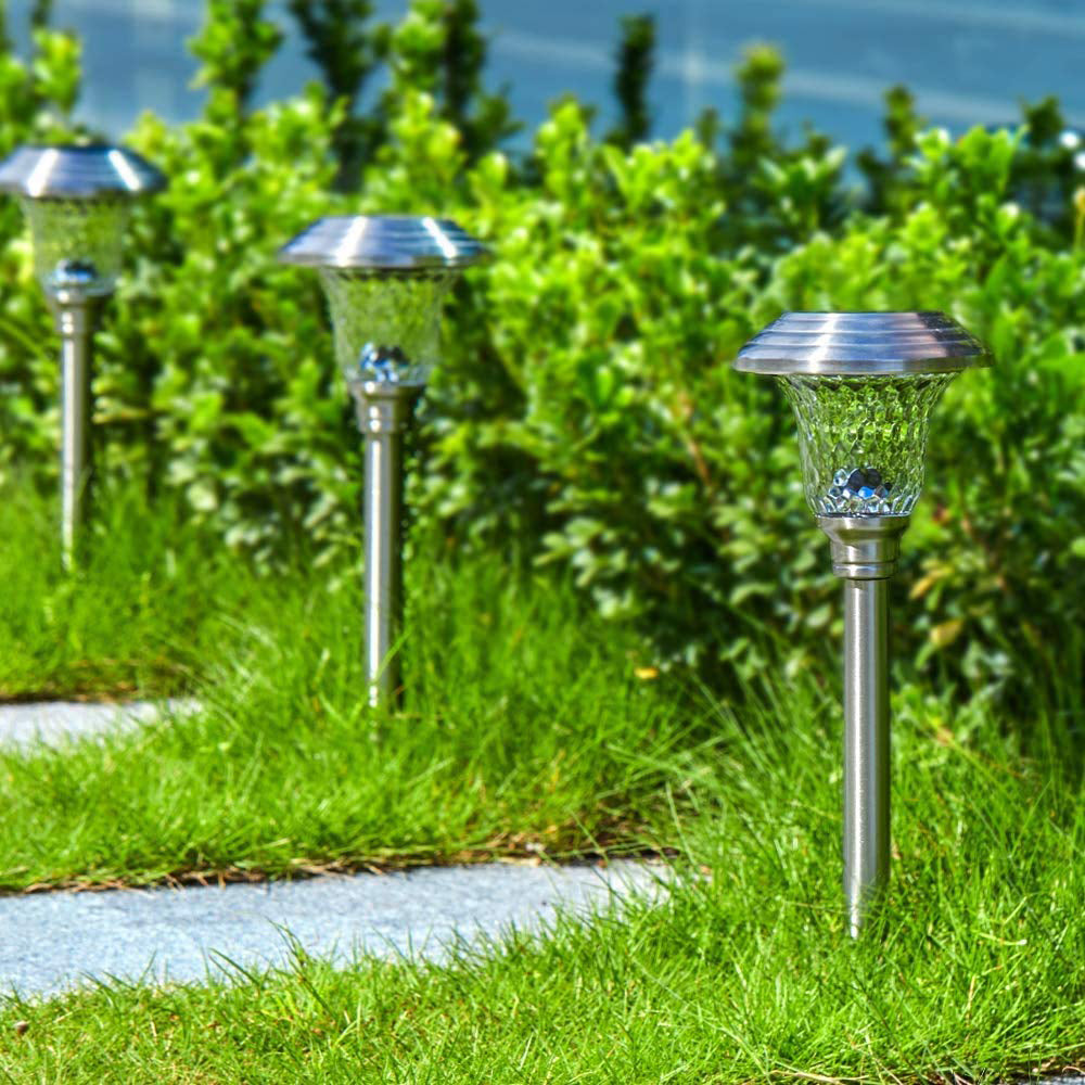 Solar Landscape Outdoor Lighting Auto On/Off  (Pack of 4)