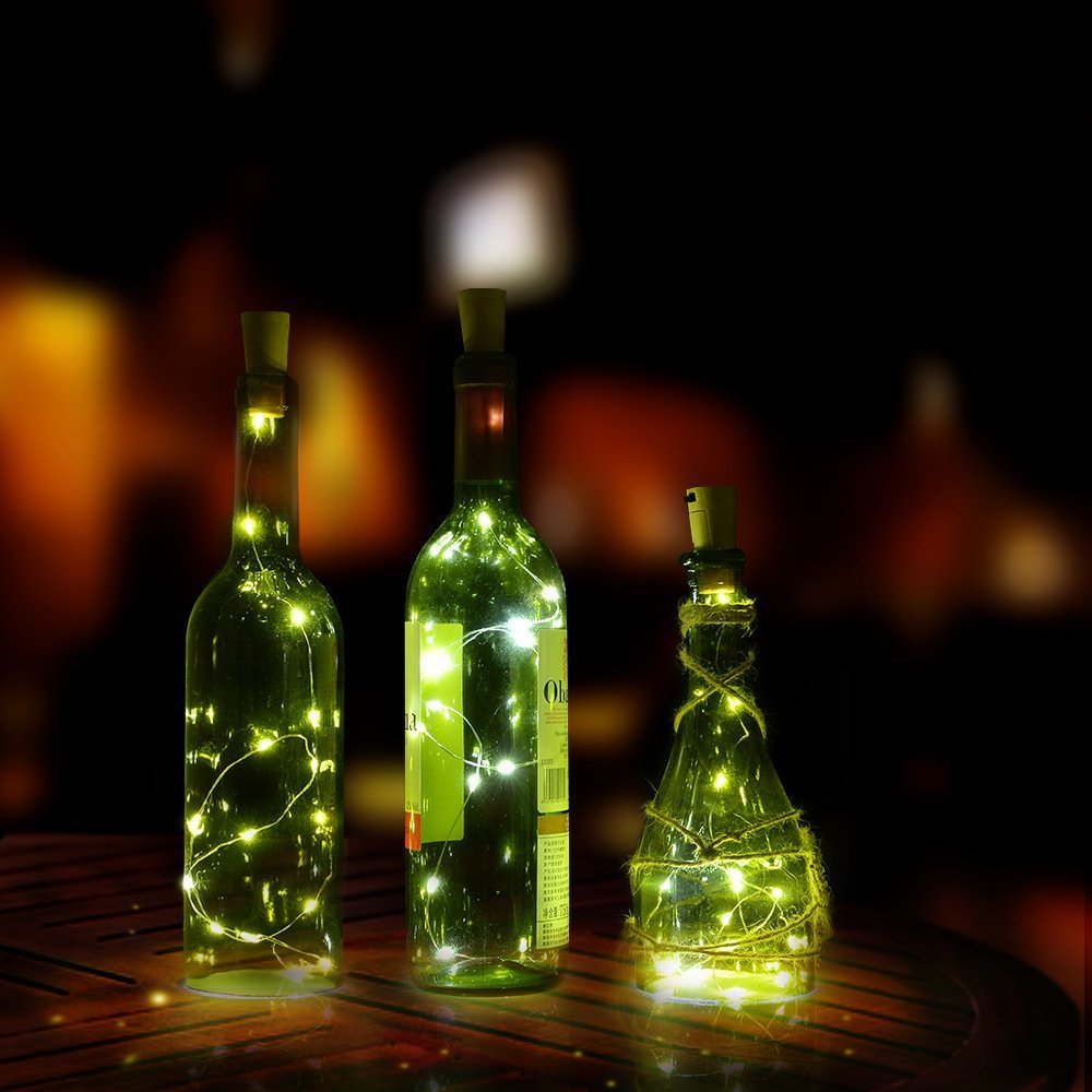 Cork Shaped Fairy String Light - Warm White - 2 Mtr (Pack of 2)