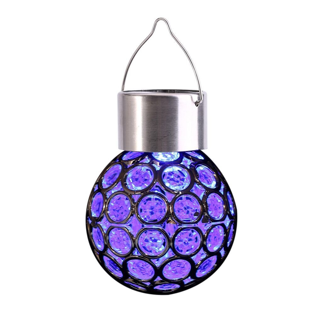 Solar Hanging Lights, 7 Color Changing Globe Lantern (Pack of 1)