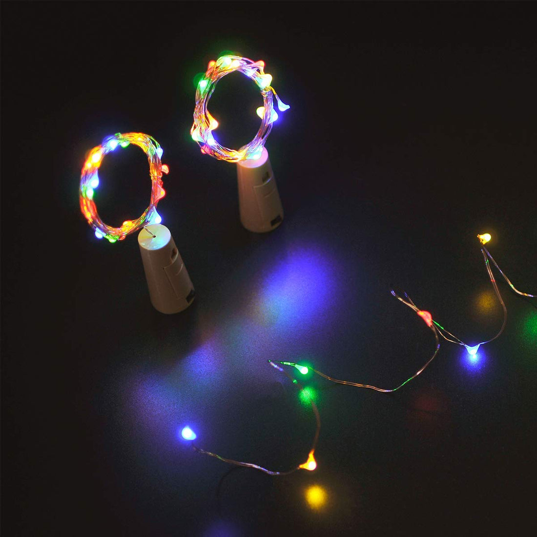 Cork Shaped Fairy String Light Multicolor - 2 Mtr (Pack of 3)
