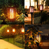 Solar Flame Mashaal Torch Outdoor Garden Light Waterproof LED