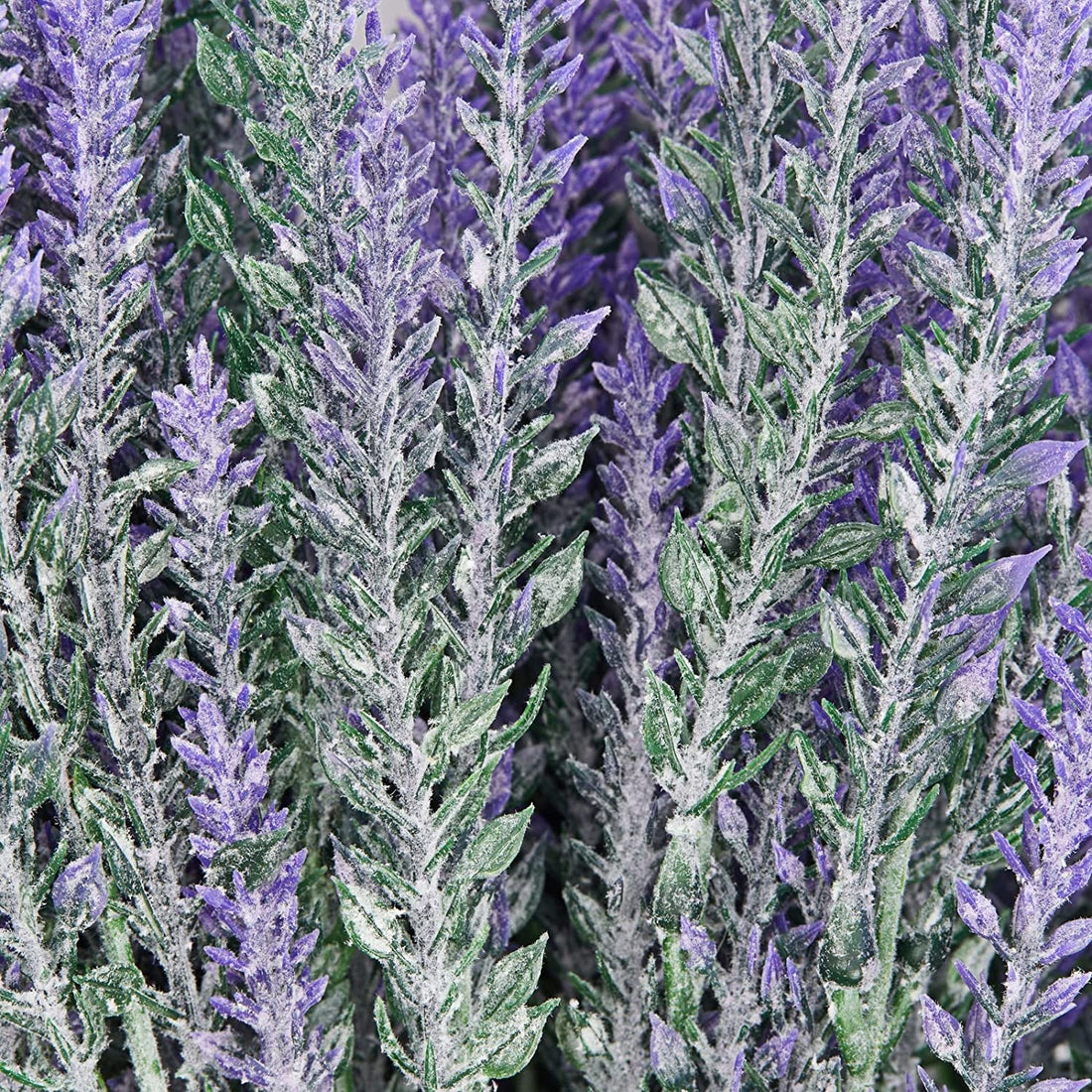 Artificial Lavender Faux Flowers - Purple  (14.6 inch, Pack of 4, Flower Bunch)