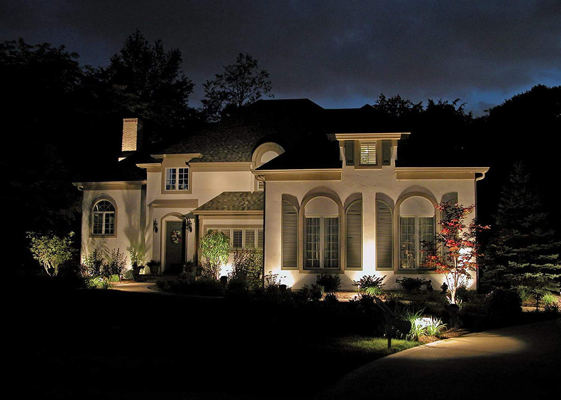 Solar Spotlights Outdoor Lights - Cool White (Pack of 2)
