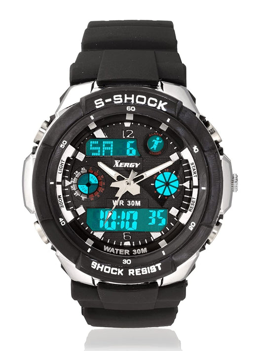 Boys Analogue Digital Multicolored Sports Watch (5205-5)