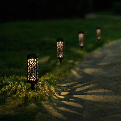 Solar Garden Pathway Decoration Lights (Pack of 6)