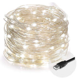 Fairy String Light 10 M 100 LED's Cool White USB Powered (Pack of 1)