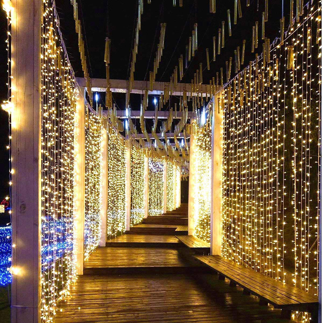 Curtain Light 300 LED with 8 Modes 3x3mtr (Pack of 1)