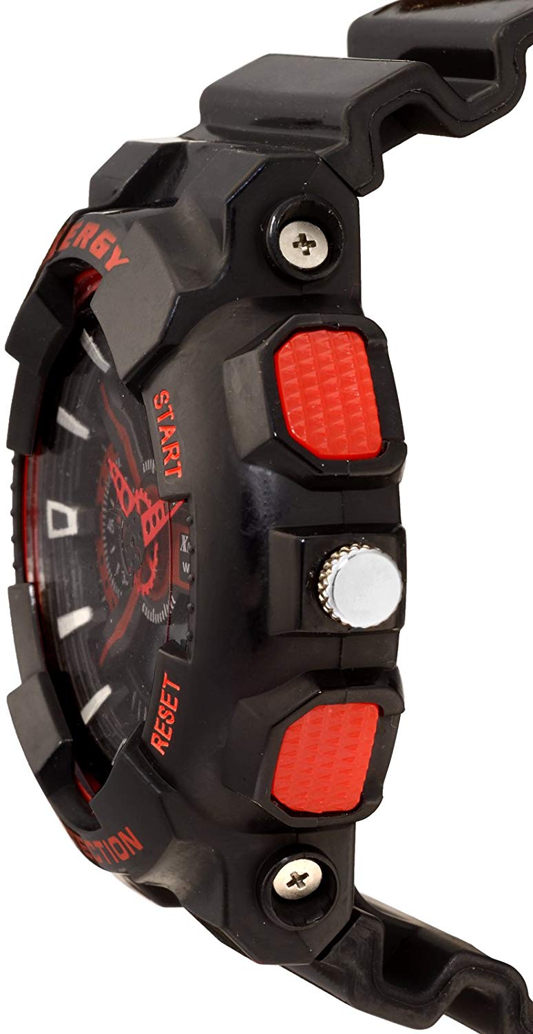 Boys Analogue Digital Multi Color Sports Watch Heavyweight (8215-1)