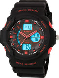 Analogue Digital Multi Color Sports Watch For Boys (8217-4)
