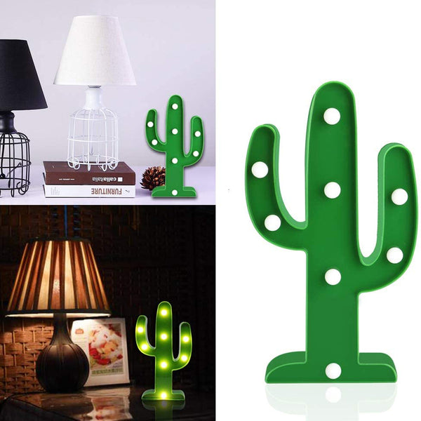Marquee Light Cactus Shaped Green Color (Pack of 1)