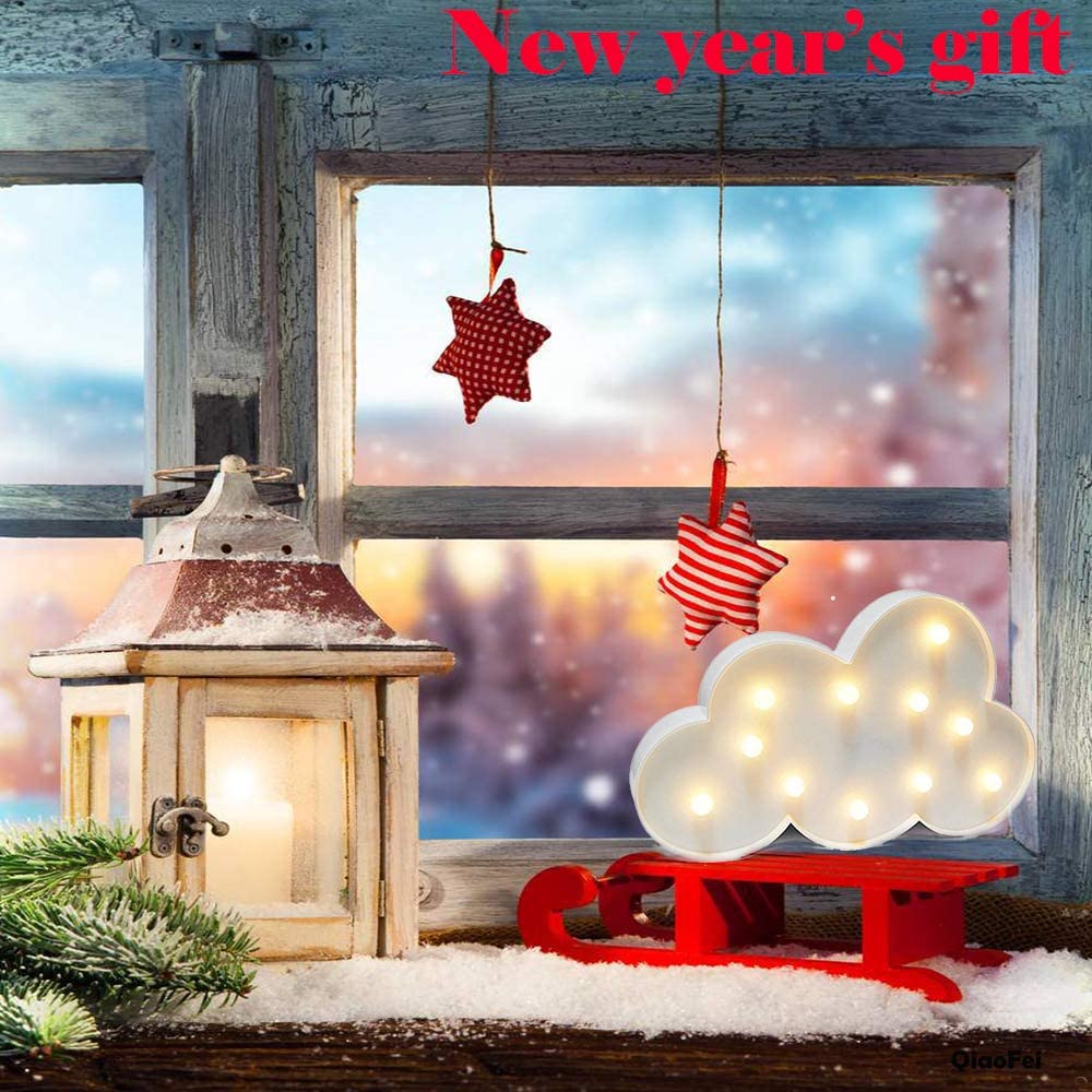Marquee Light Cloud Shaped White Color (Pack of 1)