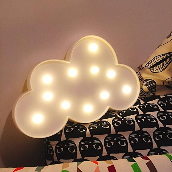 Marquee Light Cloud Shaped White Color (Pack of 1)