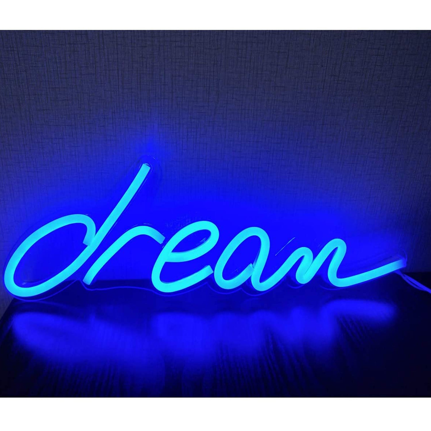 Dream Text Shaped Neon Wall Light - Multicolor