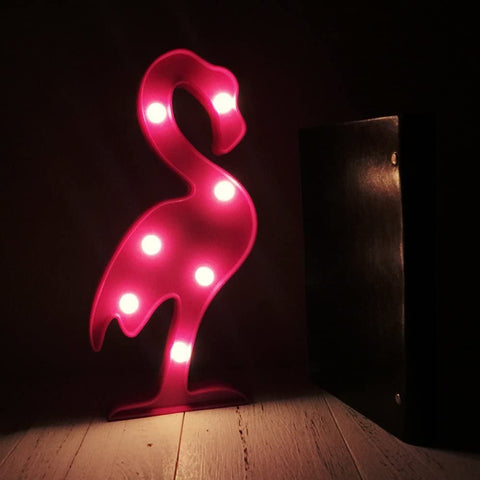 Marquee Light Flamingo Shaped Pink Color (Pack of 1)